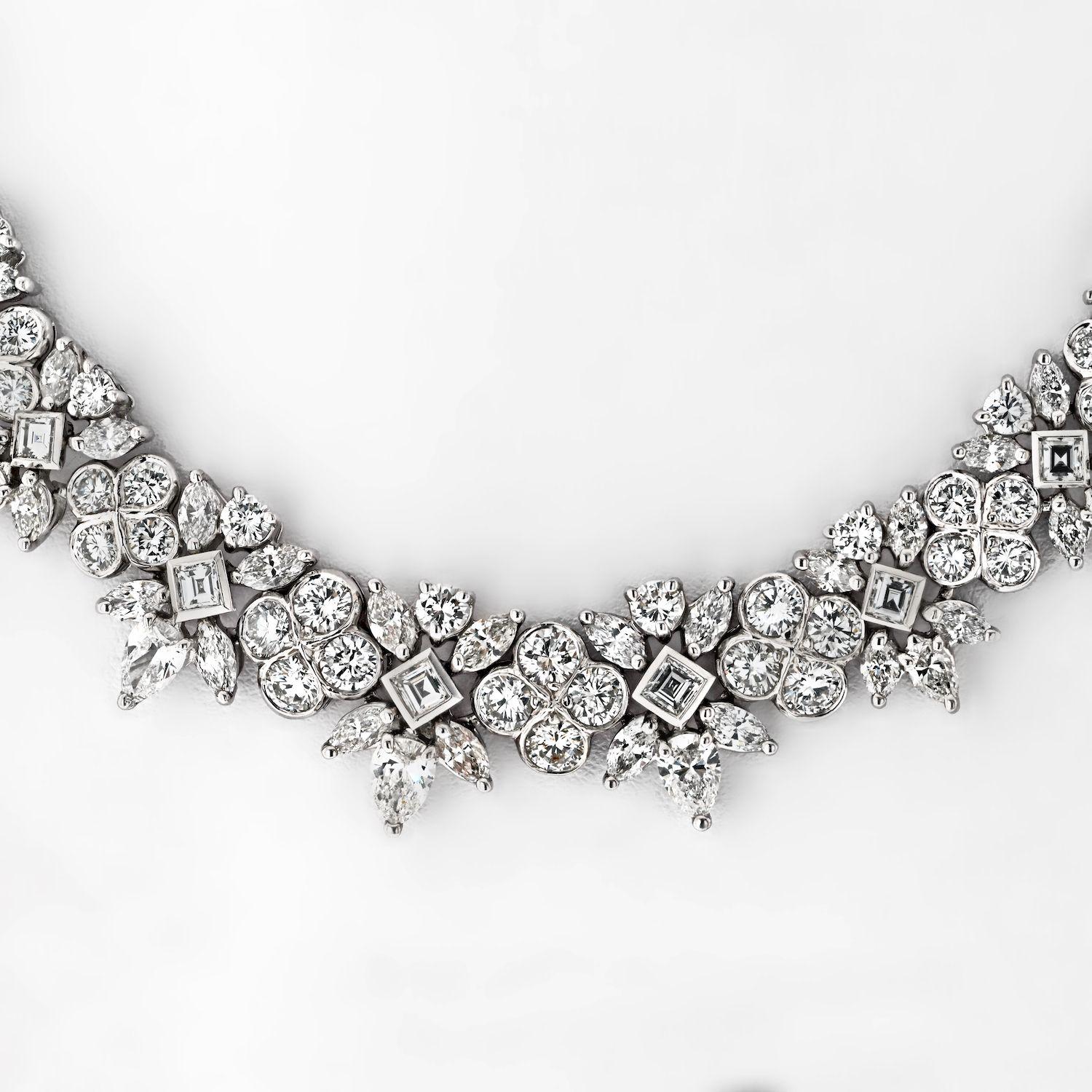 snowflake statement necklace