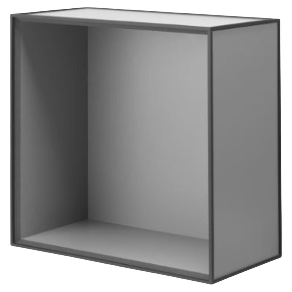 42 Dark Grey Frame Box by Lassen For Sale