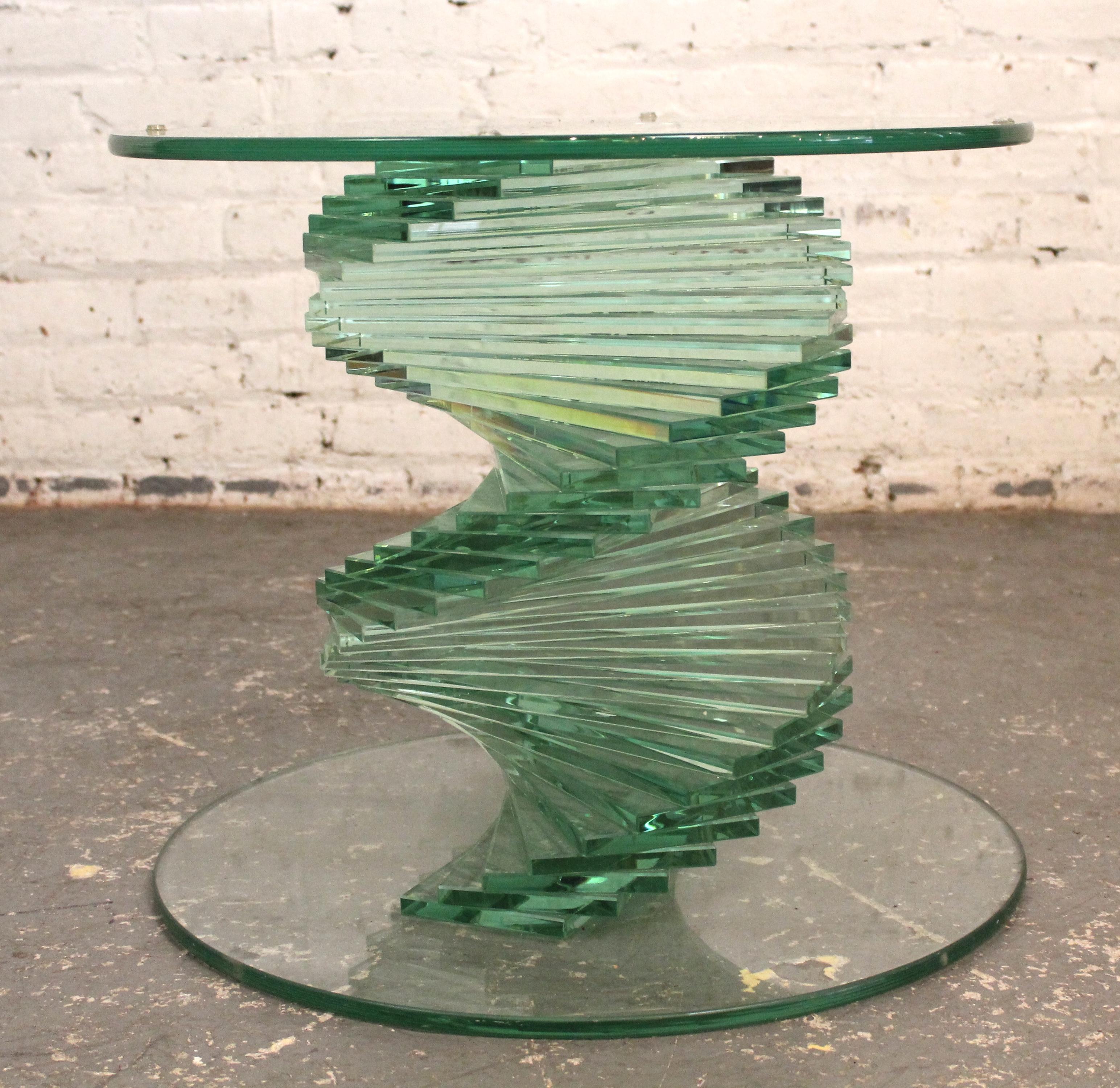 Verre Table basse Helix 42