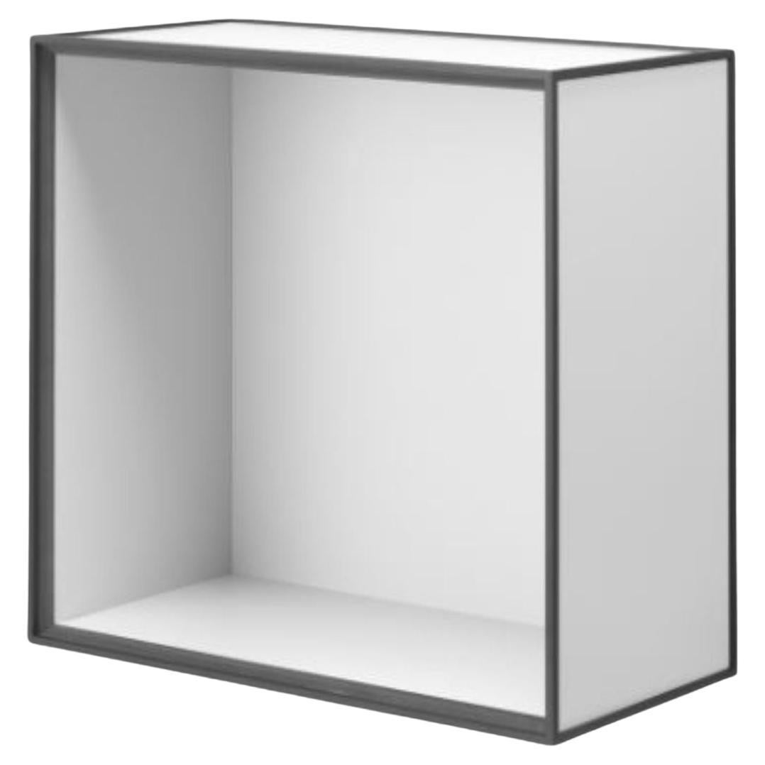 42 Light Grey Frame Box by Lassen For Sale
