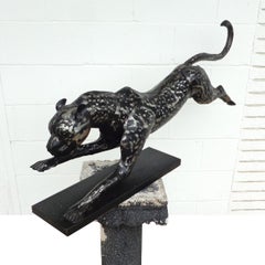 42″ Metal Running Cheetah  