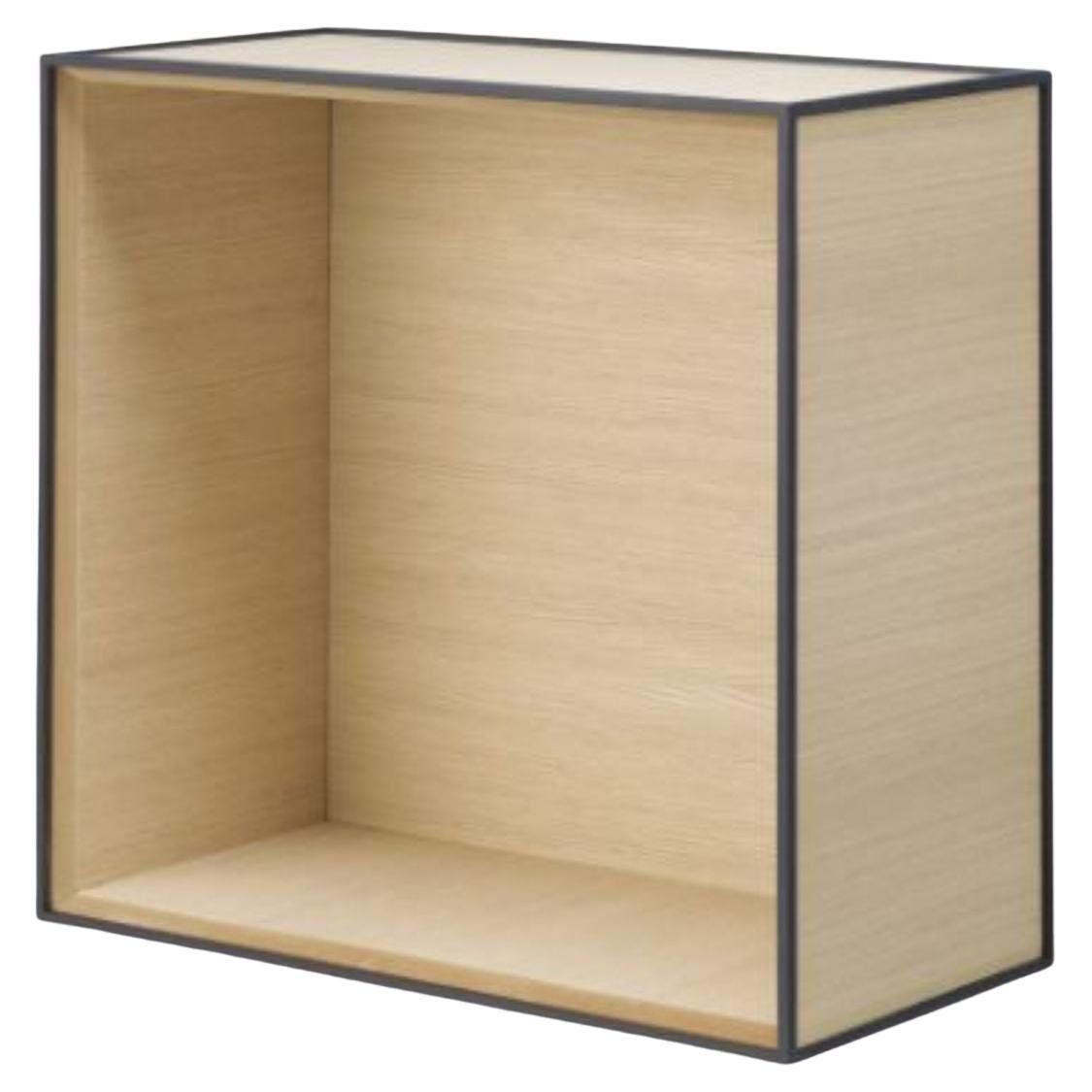 42 Oak Frame Box by Lassen For Sale