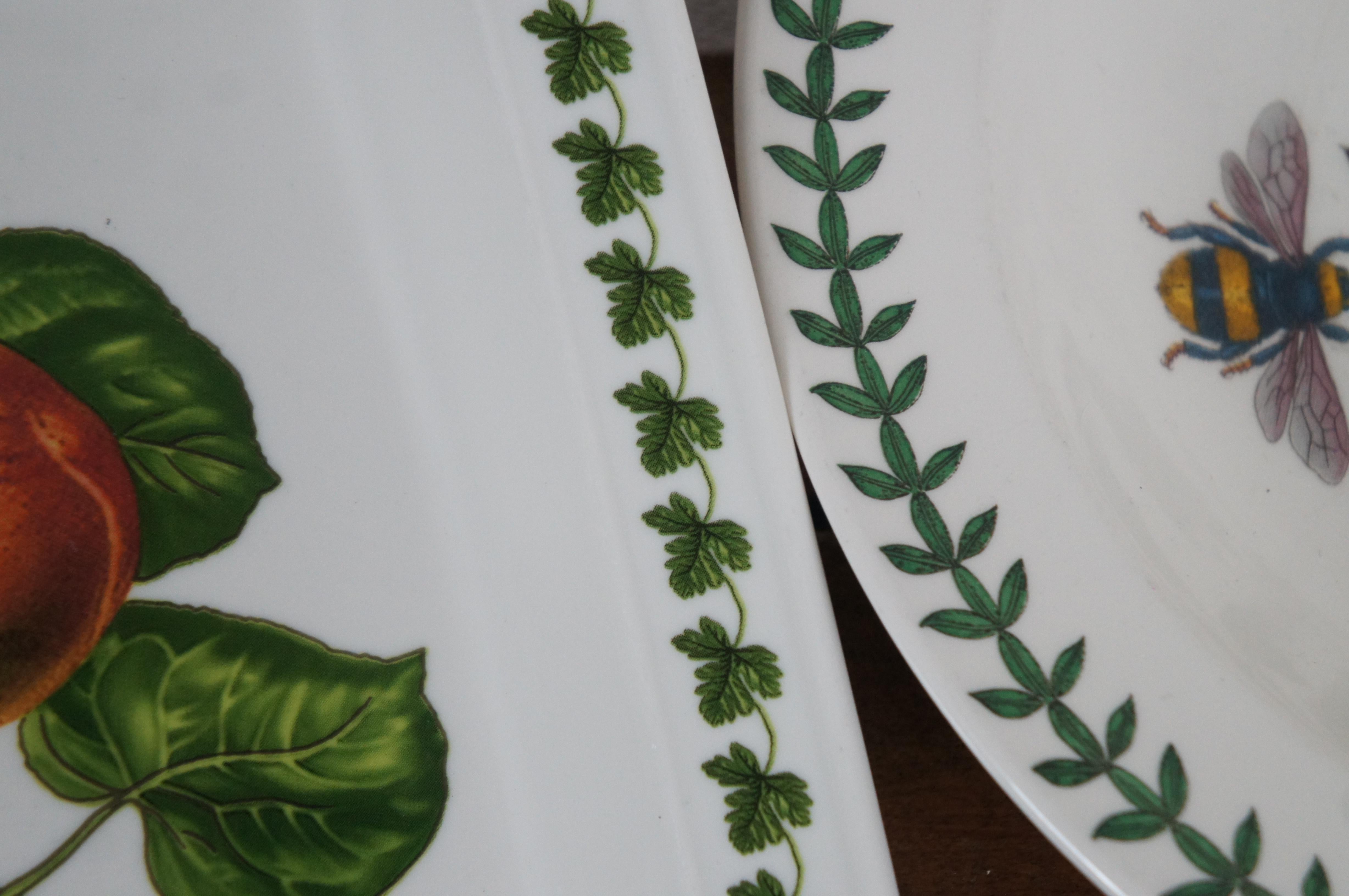 42 Pc Portmerion Botanic Garden Floral Dinnerware China Serving Set 5
