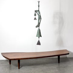 42" Rare One of a Kind Paolo Soleri Cosanti Original Bronze Wind Bell Sculpture