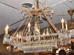 Rectangular Crystal Chandelier