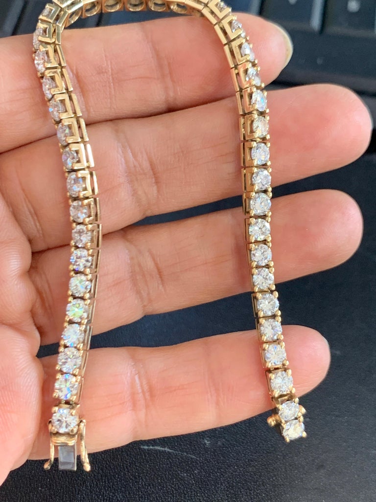 42 Round Diamond Tennis Bracelet