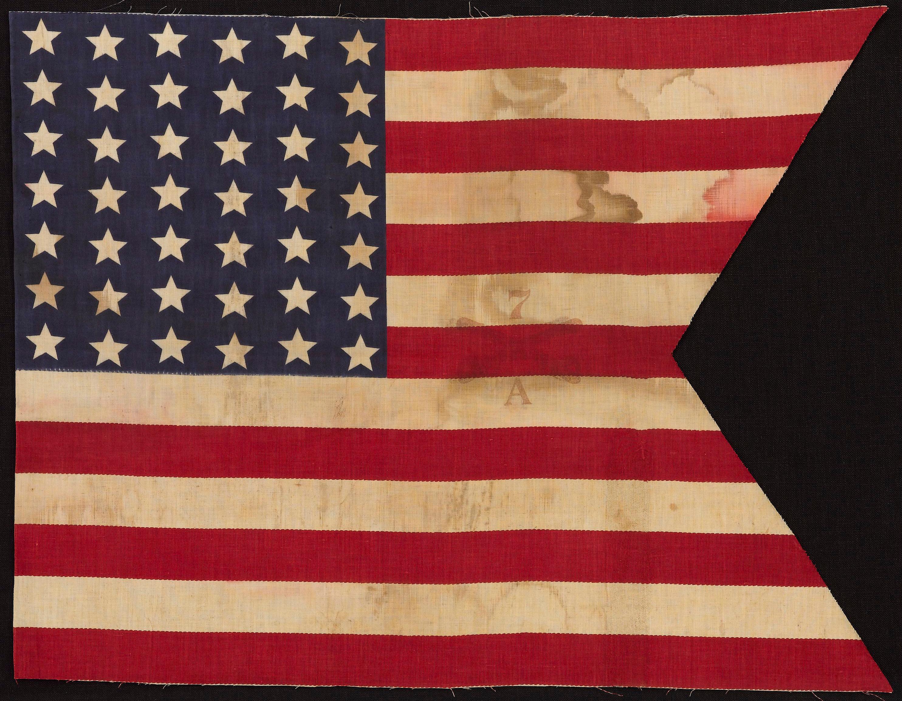 42-Star 7th Cavalry Regiment Parade Guidon, Printed 