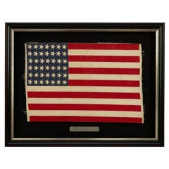 42-Star Printed American Flag, Celebrating Washington Statehood, 1890