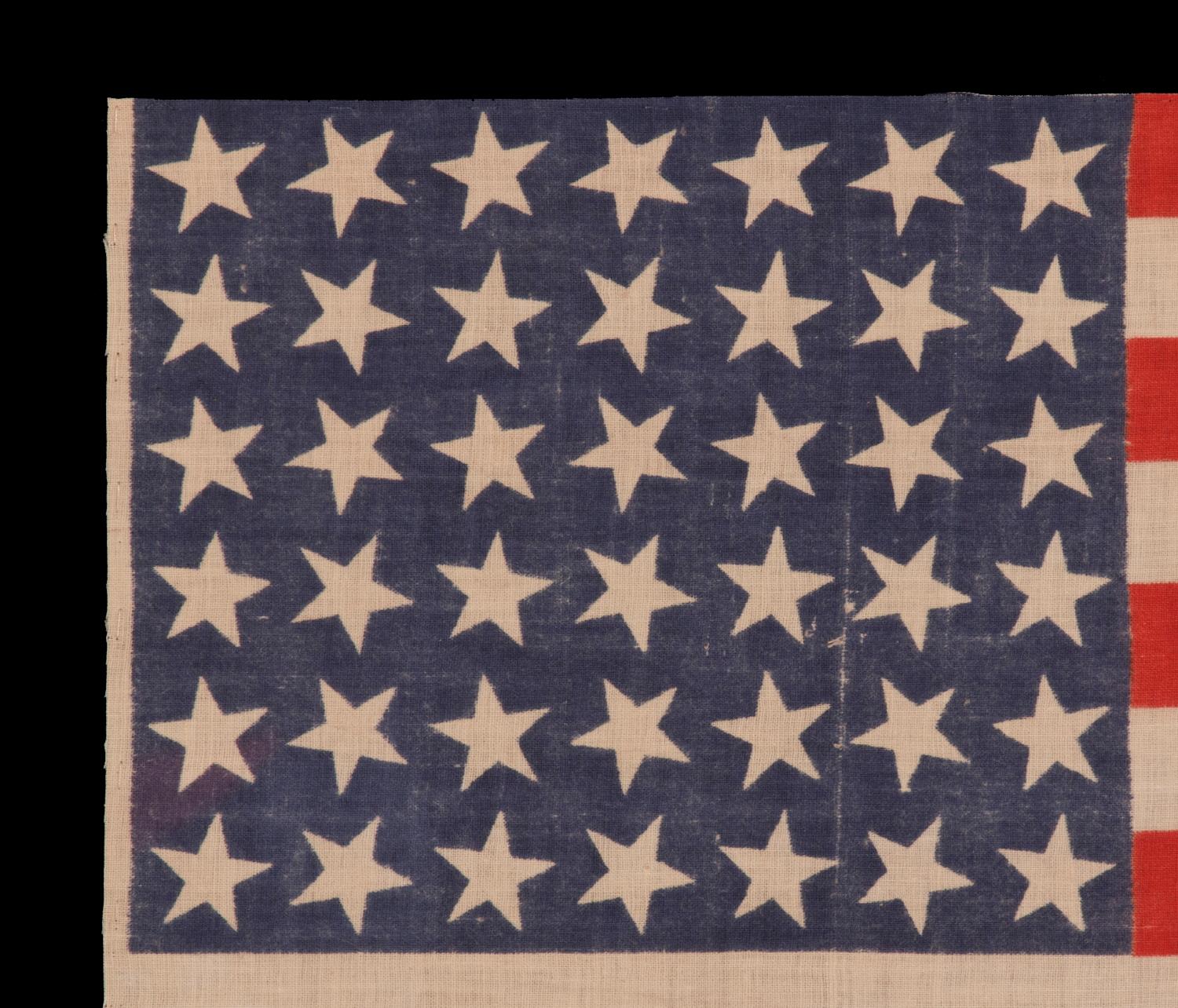 42 Stars American Flag, an Unofficial Star Count, with Scatter Star Positioning  In Good Condition In York County, PA