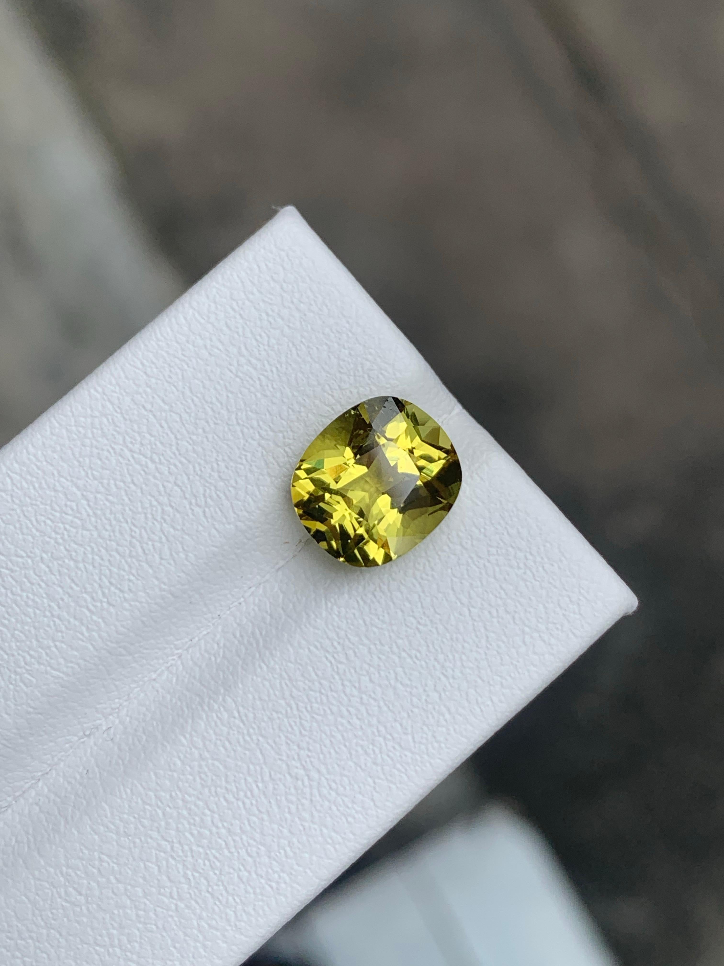 4.20 Carat Natural Loose Mali Garnet Cushion Shape Gemstone (pierre précieuse en forme de coussin) en vente 5