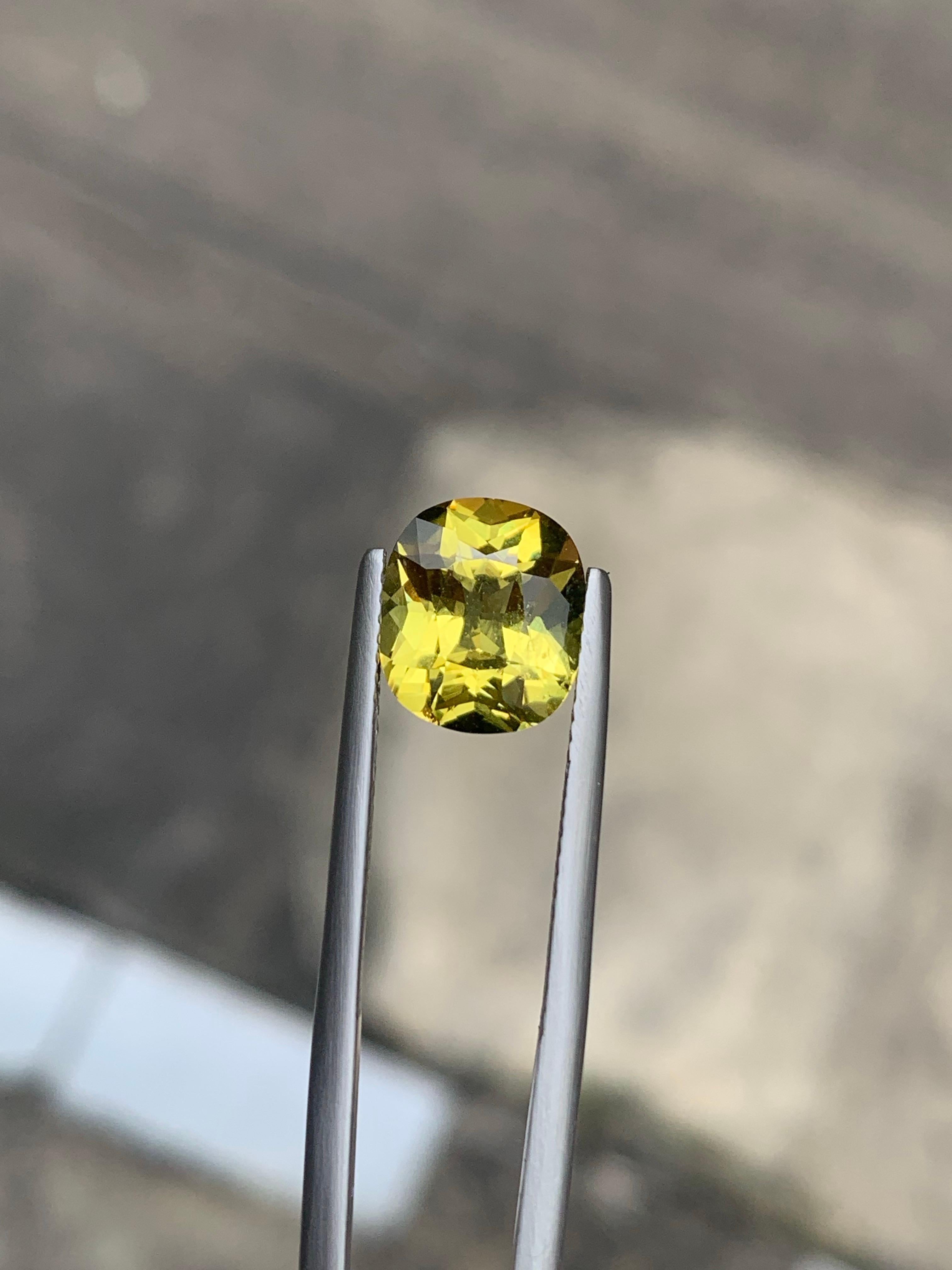 Arts and Crafts 4.20 Carat Natural Loose Mali Garnet Cushion Shape Gemstone (pierre précieuse en forme de coussin) en vente