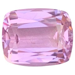 4.20 Carat Natural Loose Pink Kunzite Cushion Shape Gemstone For Ring
