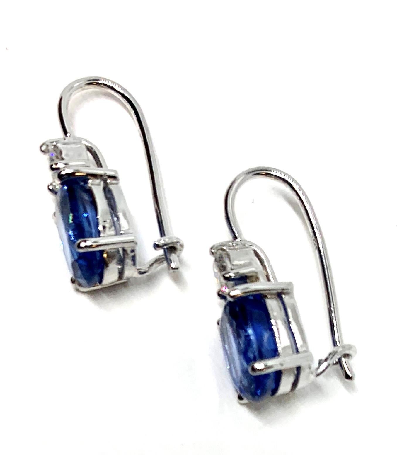 cornflower blue earrings