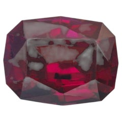 4.20 Carats Intense Red Malawi Garnet Gemstone from Malawi