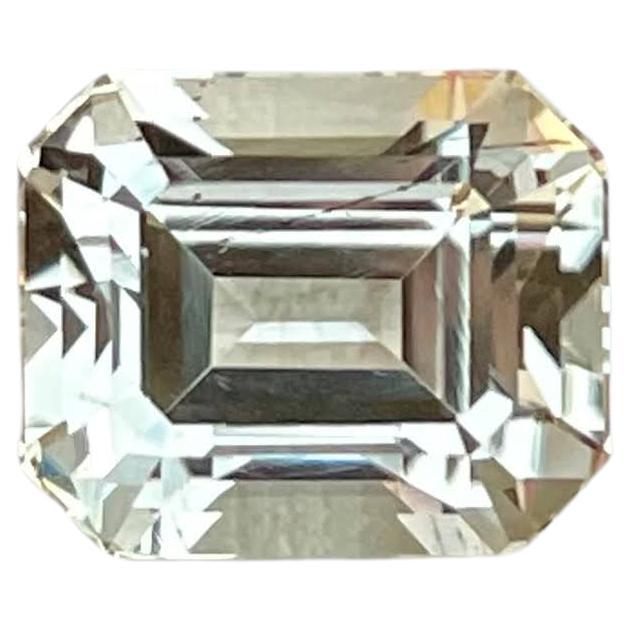 4.20 Carati Giallo Chiaro Pietra Scapolite Sciolta Taglio Smeraldo Gemma Pakistan