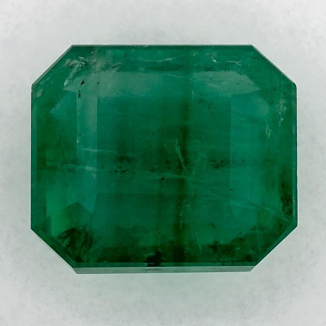 4.21 qt Esmeralda talla octágono Gema suelta en Nuevo estado para la venta en Fort Lee, NJ