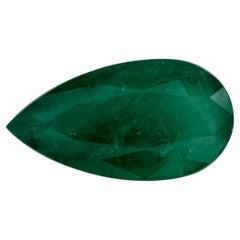 Gema suelta de pera esmeralda de 4.21 qt