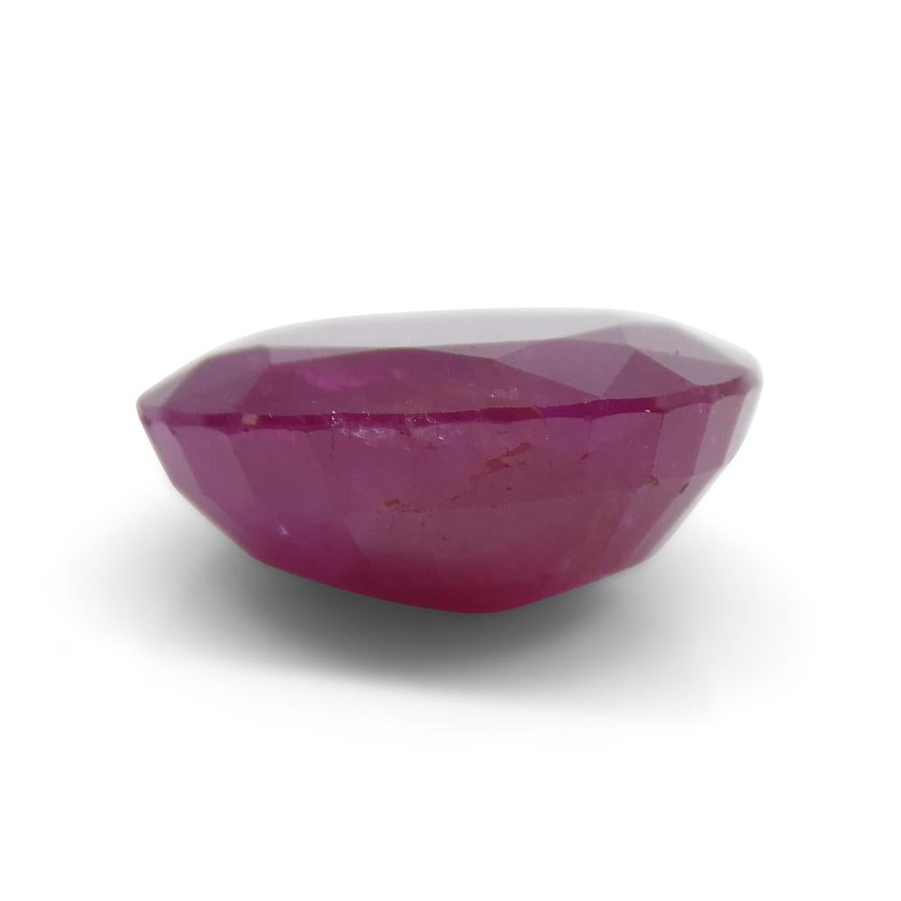 4.21ct Oval Red Ruby from Vietnam For Sale 3
