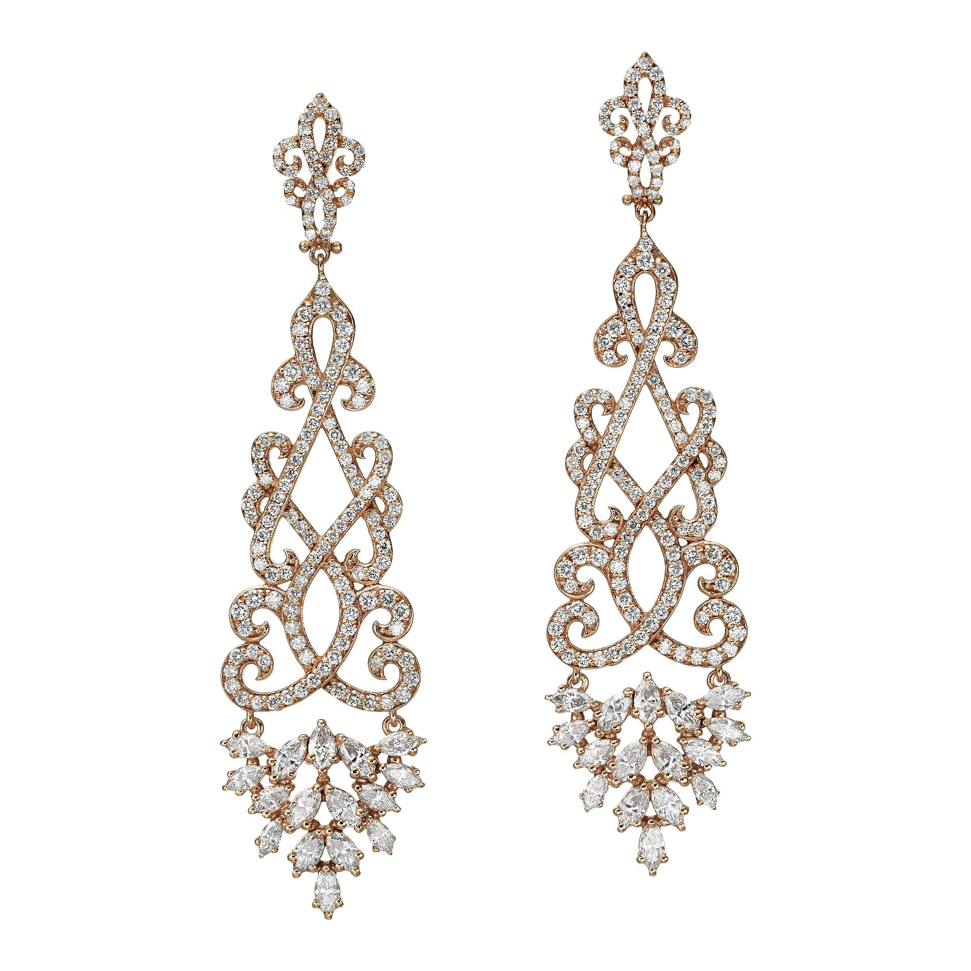 Elizabetta Vintage Chandelier Earrings | Anna Bellagio
