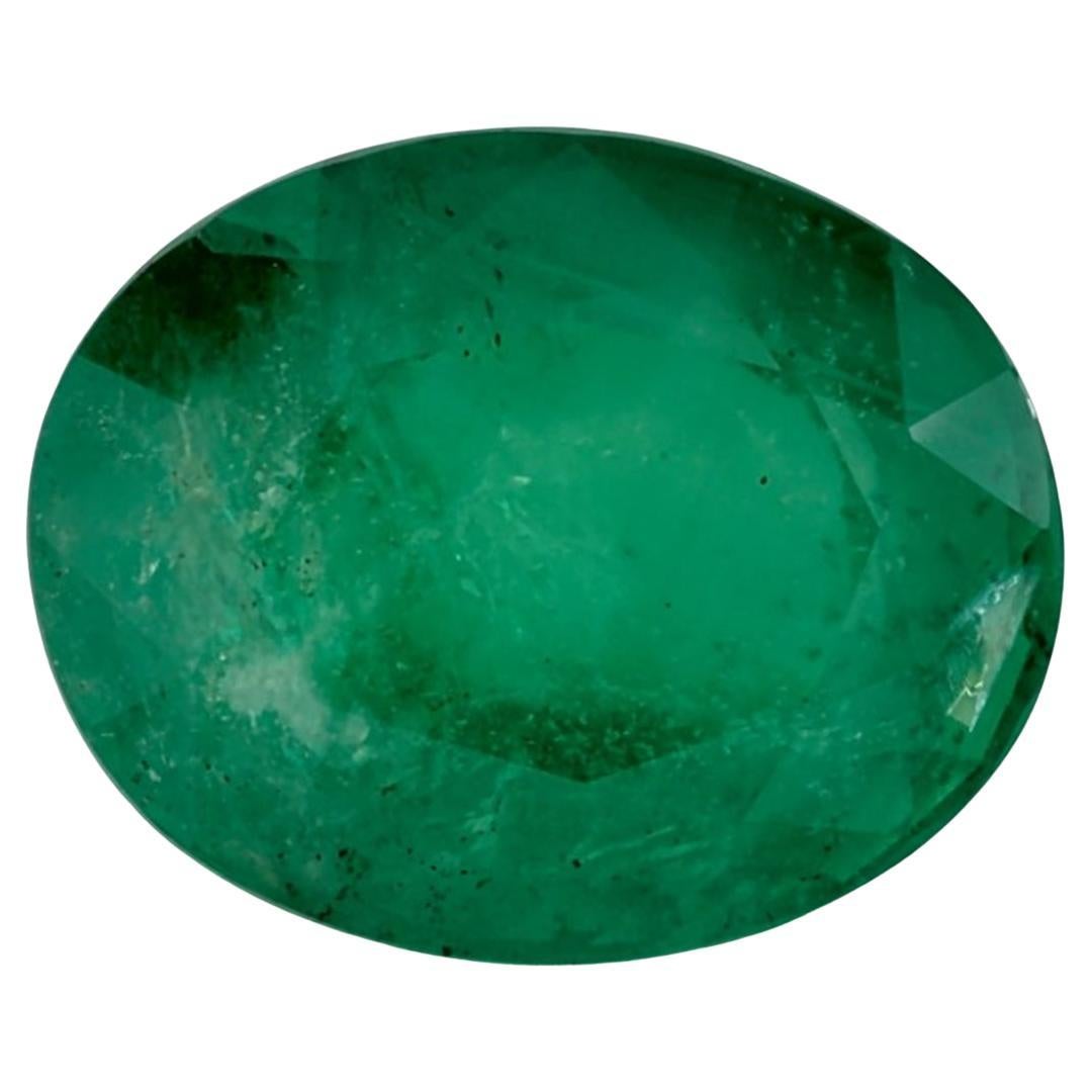 4.22 Ct Emerald Oval Loose Gemstone (pierre précieuse en vrac)