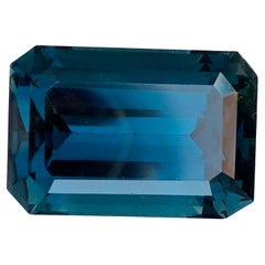 42.20 Carat Gorgeous Faceted London Blue Topaz Emerald Shape Gemstone