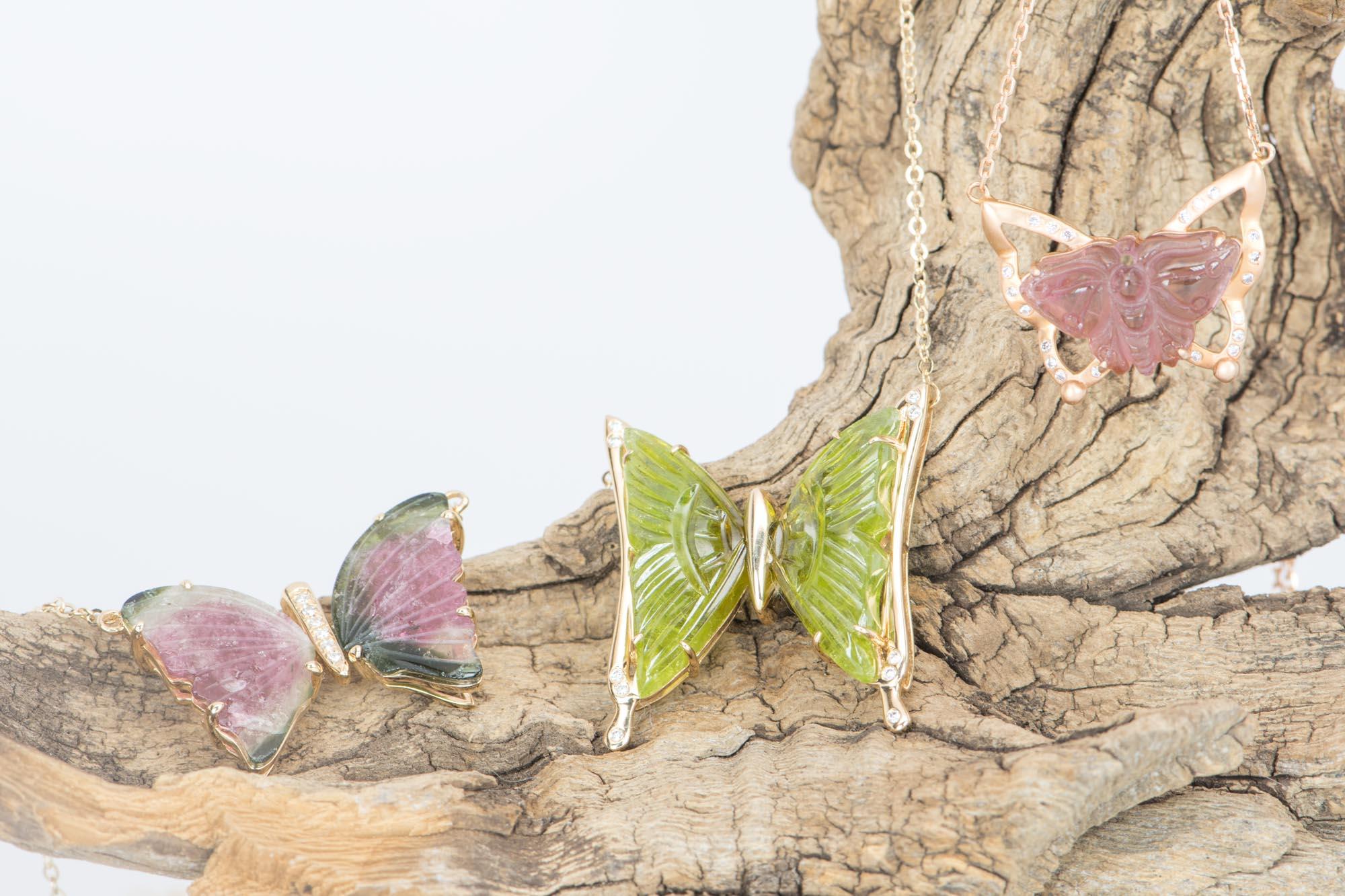4.22ct Butterfly Tourmaline Carving 17