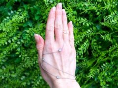 4.23 Carat Diamond and 18k White Gold Chain Necklace