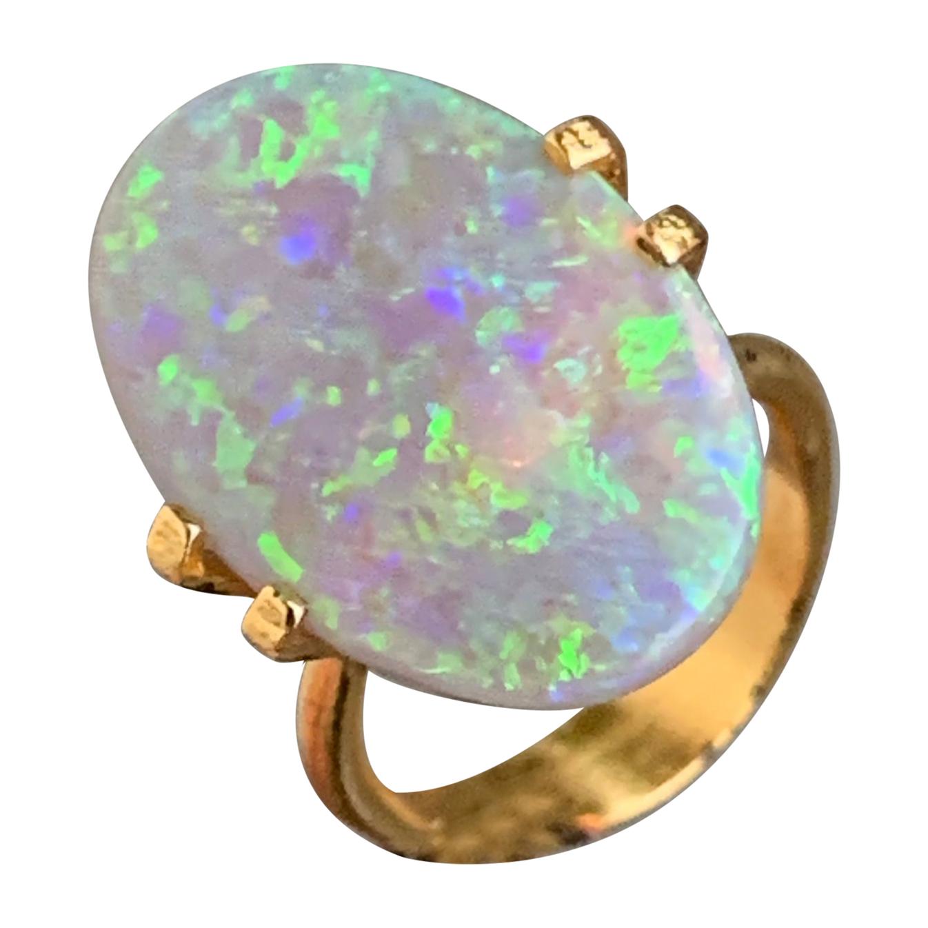 4,24 Karat Weißer Opal Lose Edelstein im Angebot