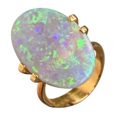 4,24 Karat Weißer Opal Lose Edelstein