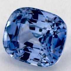 4.24 Ct Blue Sapphire Cushion Loose Gemstone