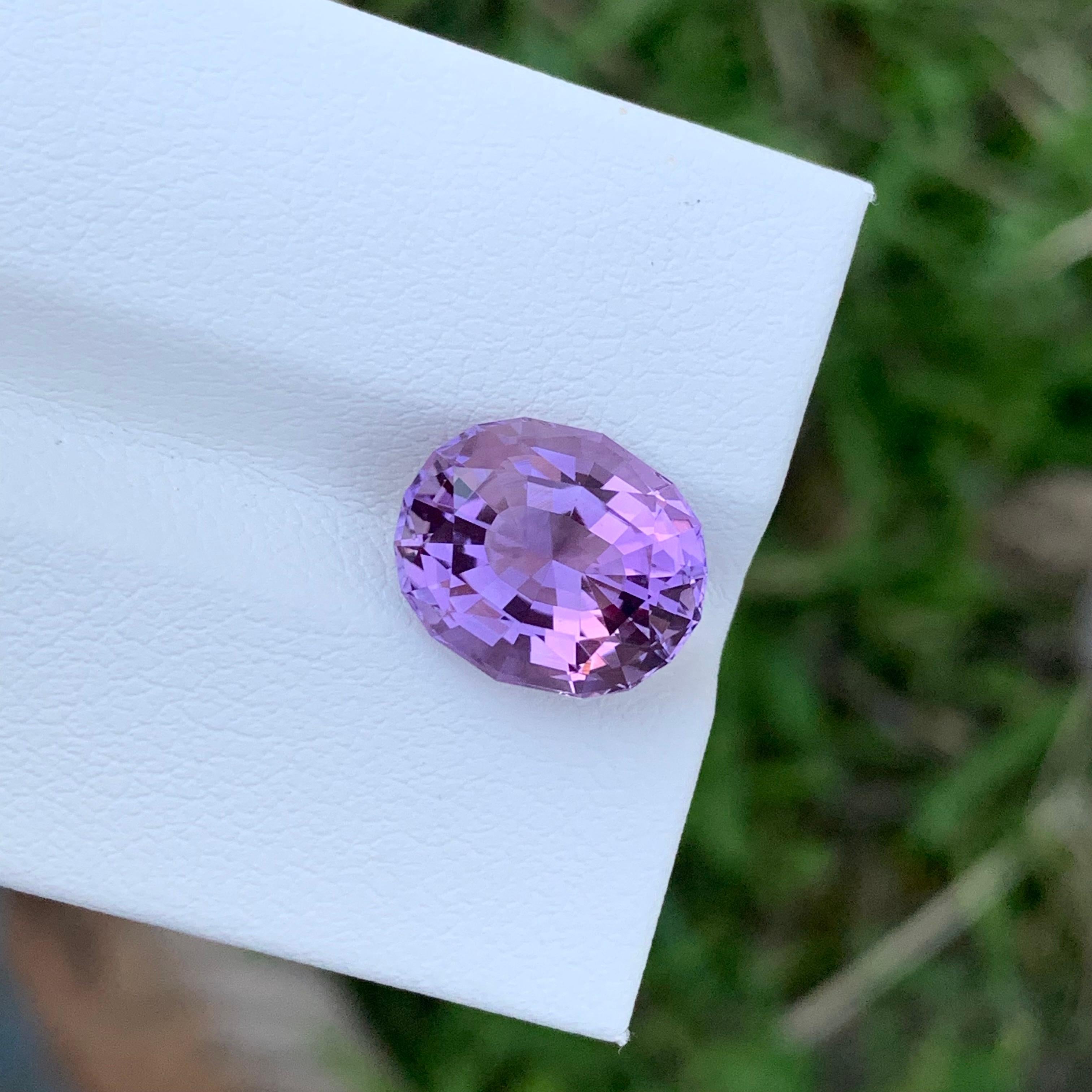 AAA Quality 4.25 Carat Natural Loose Amethyst Oval Shape Gem Jewellery Making For Sale 1