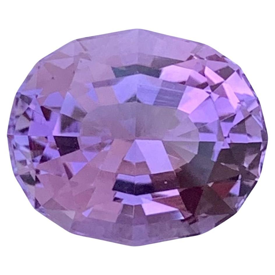 AAA Quality 4.25 Carat Natural Loose Amethyst Oval Shape Gem Jewellery Making  For Sale