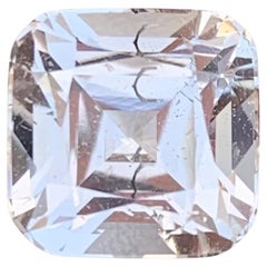 4.25 Carat Natural Loose Morganite Cushion Shape Gemstone (pierre précieuse en forme de coussin)