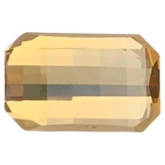 Pierre précieuse naturelle du Brésil, citrine orange de 4,25 carats, taille pixel
