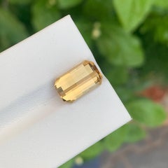 4.25 Carats Natural Loose Orange Citrine Stone Pixel Cut Brazilian Gemstone