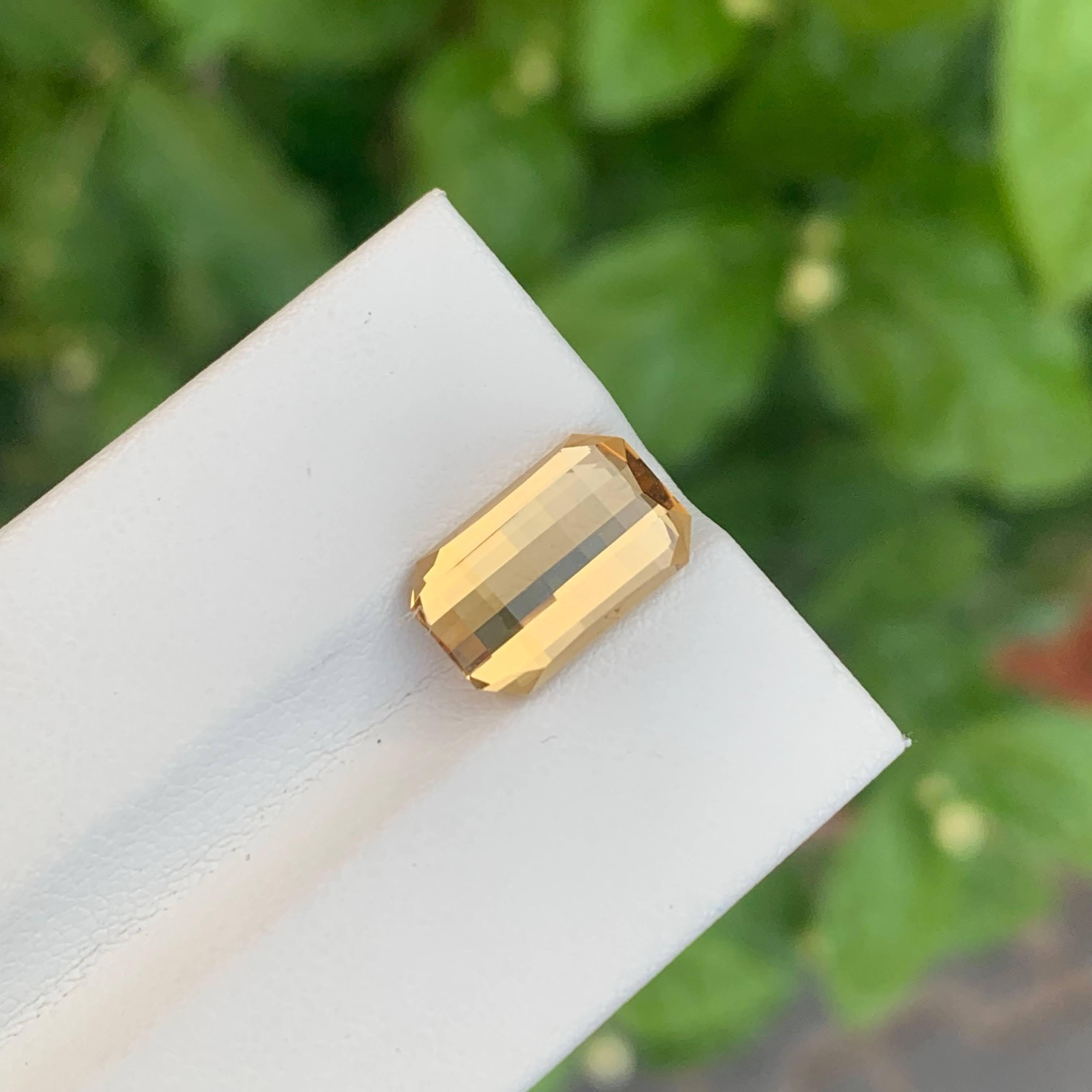 4,25 Quilates Citrino Naranja Corte Pixel Piedra Natural Brasileña en Nuevo estado para la venta en Bangkok, TH