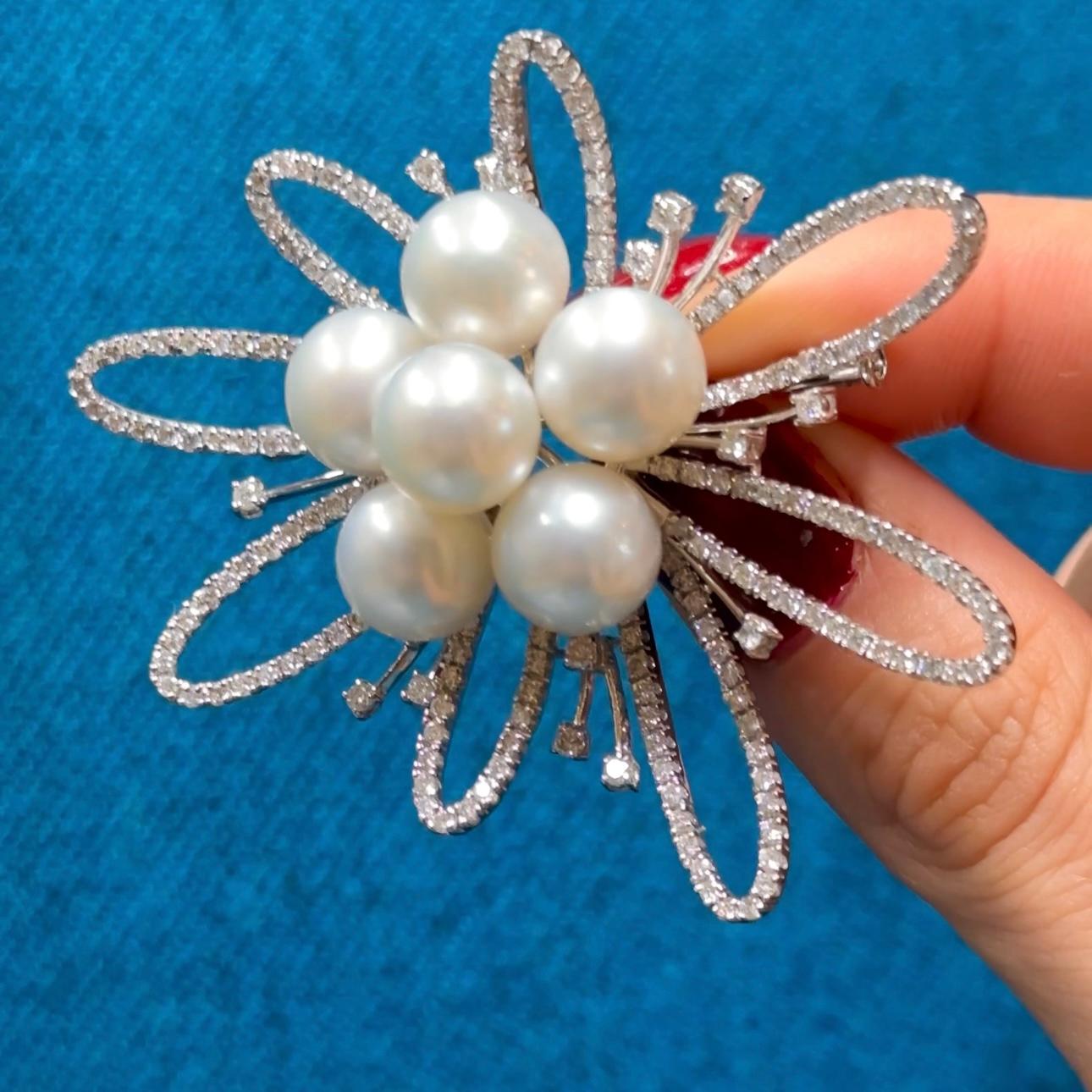 antique pearl brooch