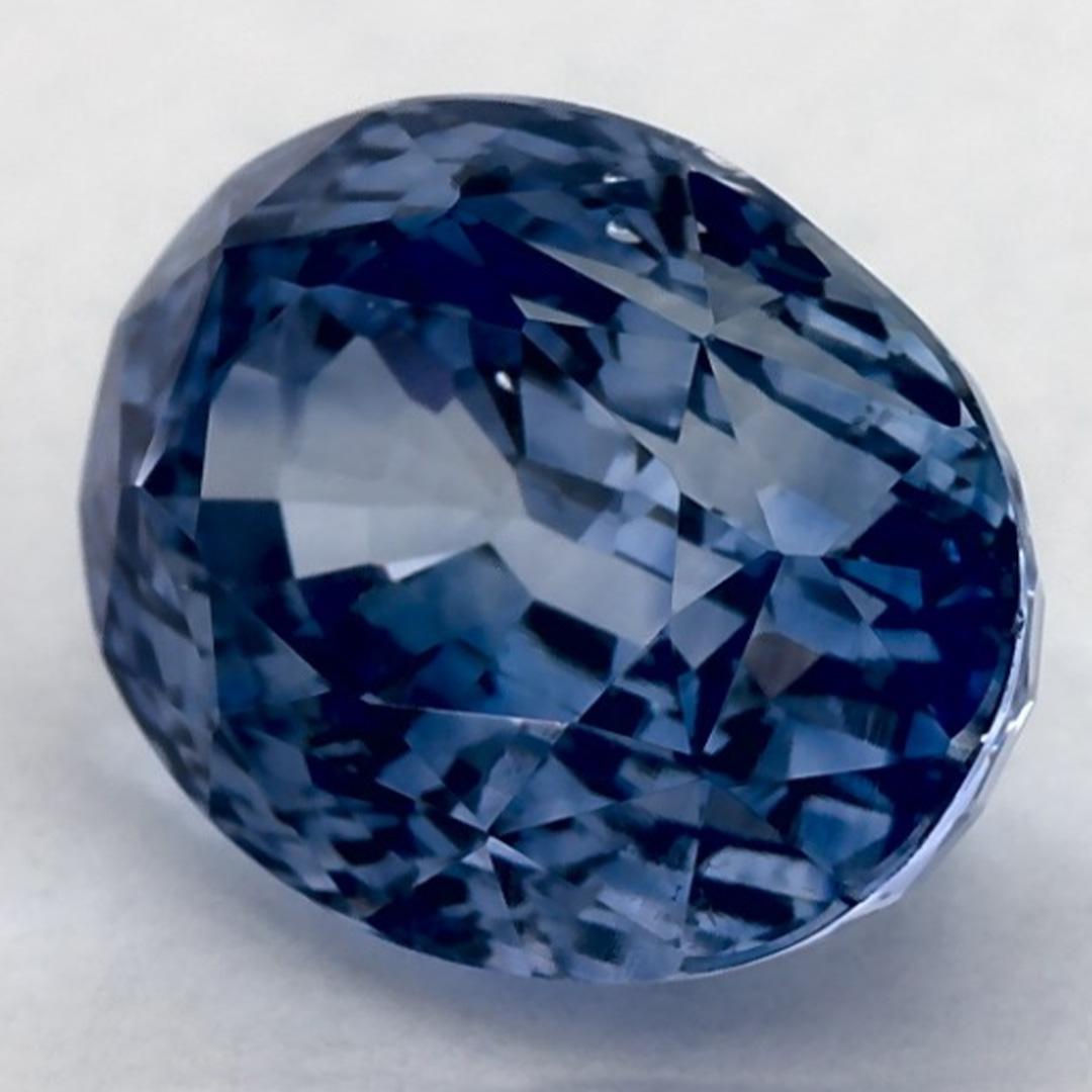 Oval Cut 4.25 Ct Blue Sapphire Oval Loose Gemstone For Sale