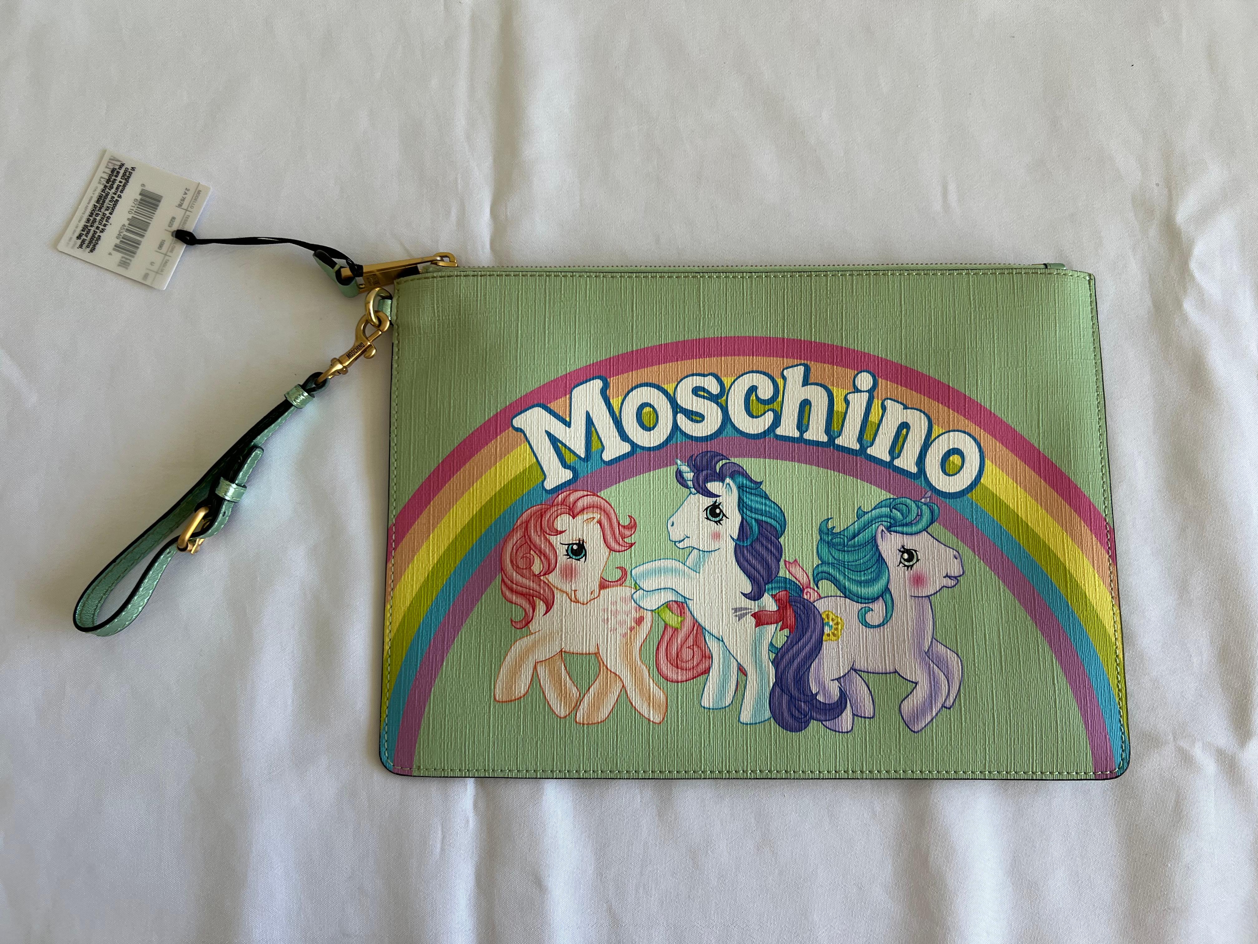moschino rainbow belt
