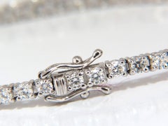 Bracciale tennis con diamanti naturali da 4,26 carati, di dimensioni crescenti, 18 carati, F/G VS*