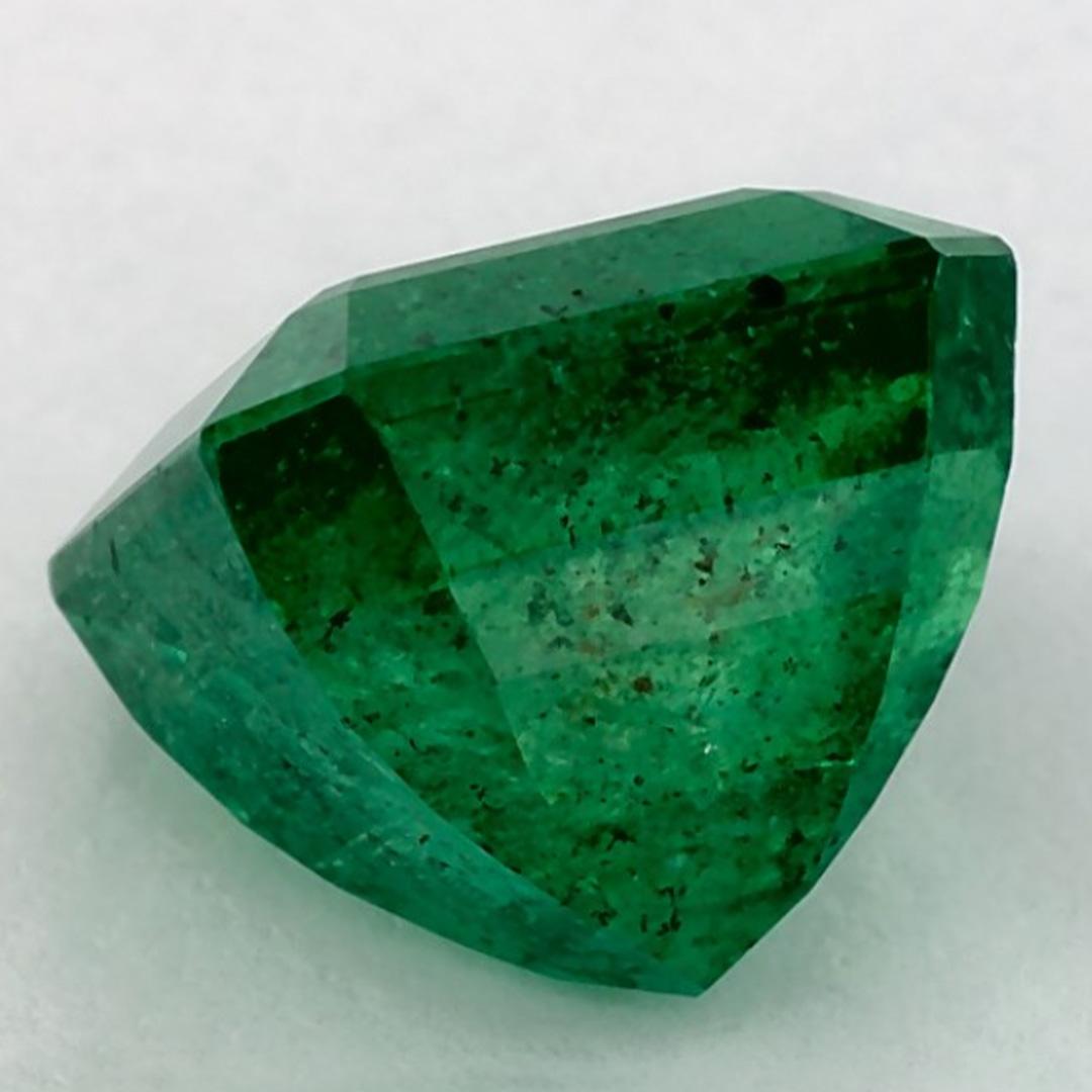 4.26 Ct Emerald Octagon Loose Gemstone In New Condition For Sale In Fort Lee, NJ