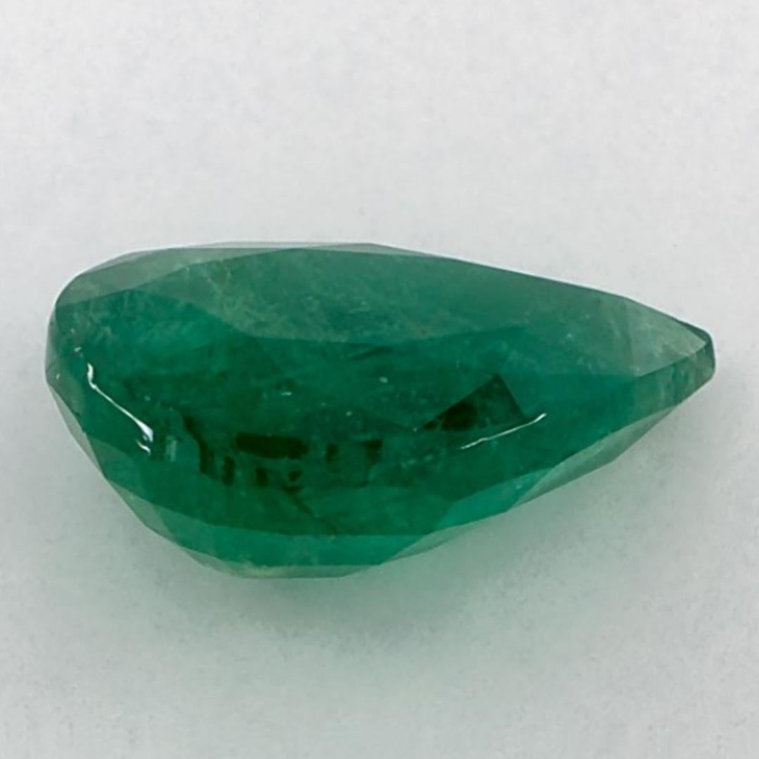 Gema suelta de pera esmeralda de 4.26 qt en Nuevo estado para la venta en Fort Lee, NJ