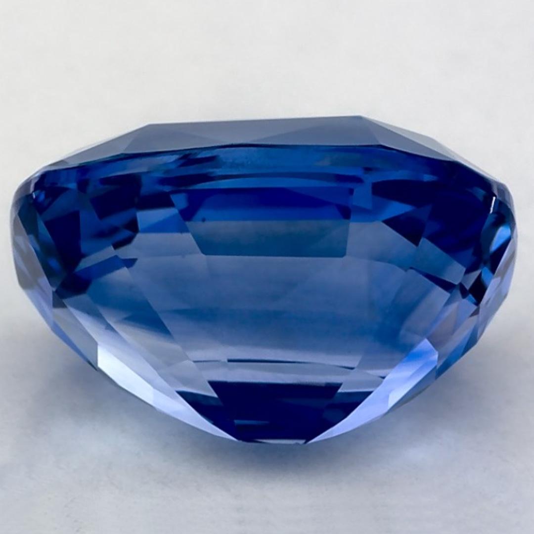 4.27 Ct Blue Sapphire Cushion Loose Gemstone im Zustand „Neu“ im Angebot in Fort Lee, NJ