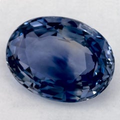 4.27 Ct Blue Sapphire Oval Loose Gemstone