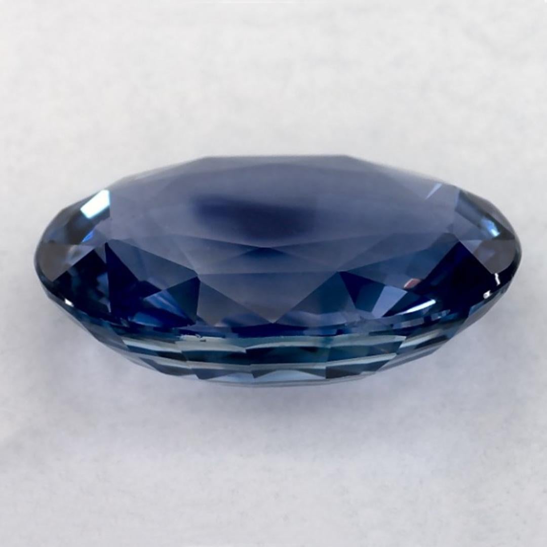 4.27 Karat Blauer Saphir Oval Loser Edelstein im Zustand „Neu“ im Angebot in Fort Lee, NJ