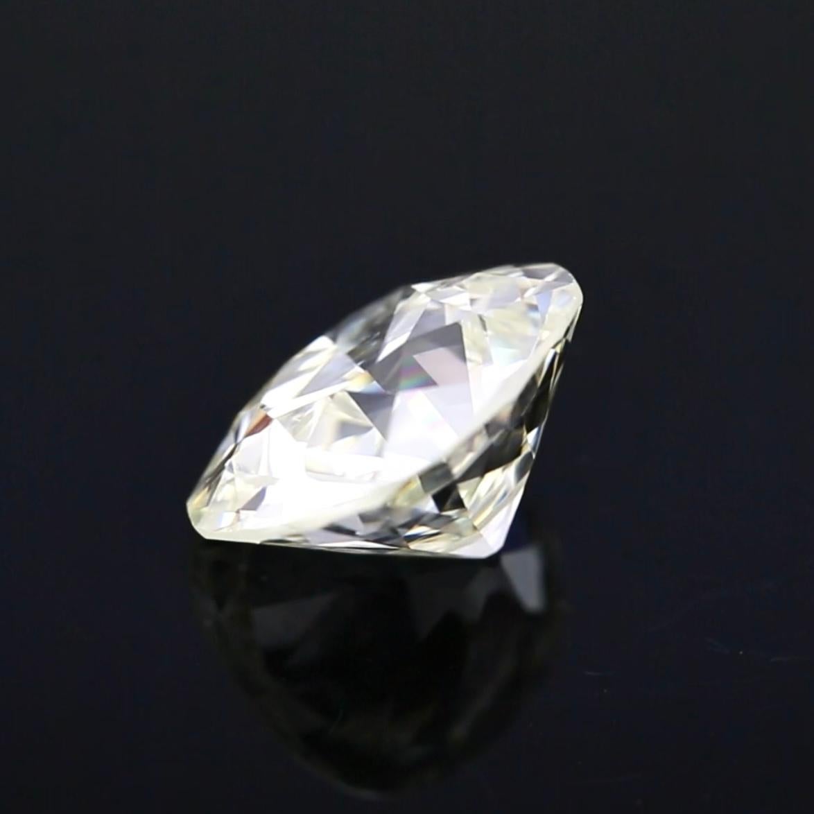 4.28 Carat Old Mine Cut Diamond – M Color SI1 Clarity, GIA Certified For Sale 3