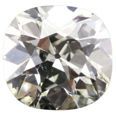 4.28 Carat Old Mine Cut Diamond – M Color SI1 Clarity, GIA Certified