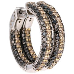 Diamond Hoop Earrings