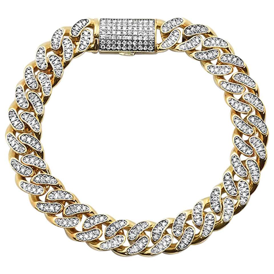 Cuban link bracelet for sale Clearance