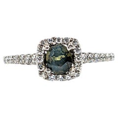 .42ct Alexandrite Ring With Diamonds In White Gold